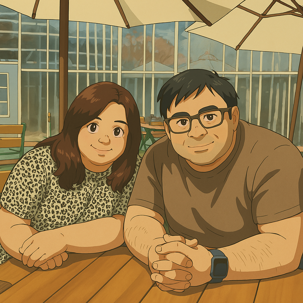 Hafsa — Ghibli-style portrait