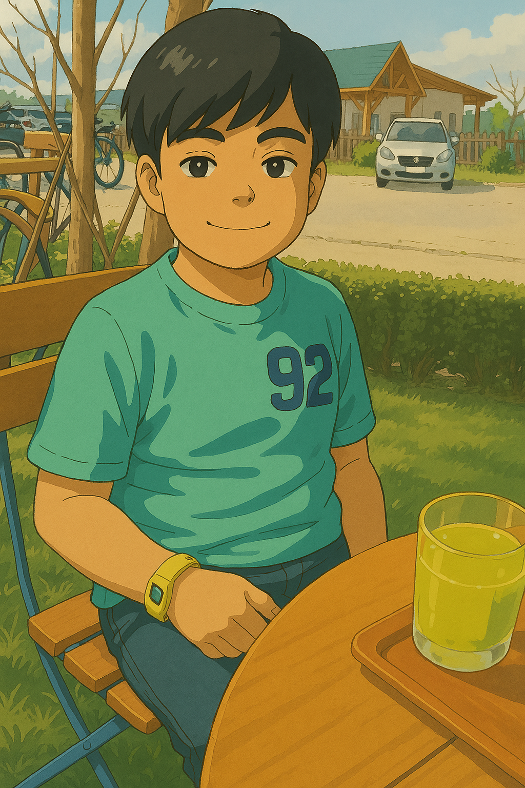 Mustafa — Ghibli-style portrait